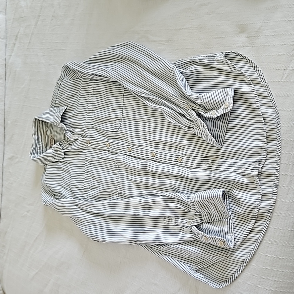 Stripe button up shirt